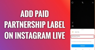 Cara Paid Partnership Instagram