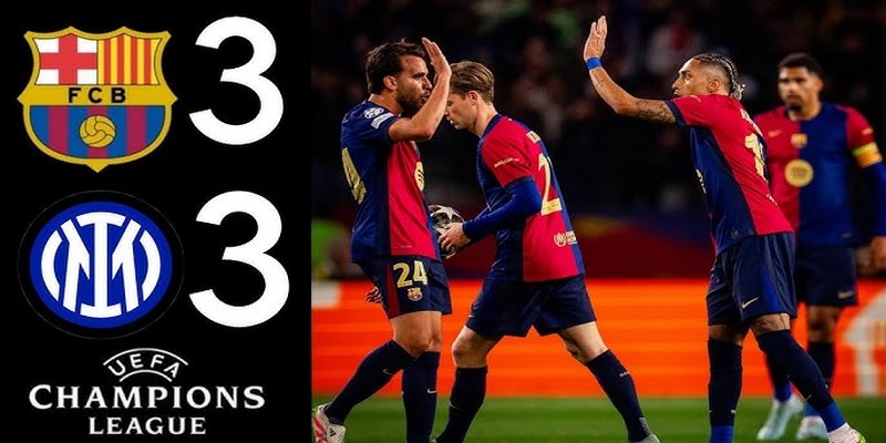 Barcelona chỉ có được trận hòa trước Inter Milan